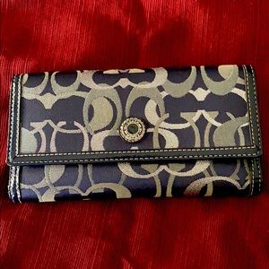 Coach checkbook Wallet